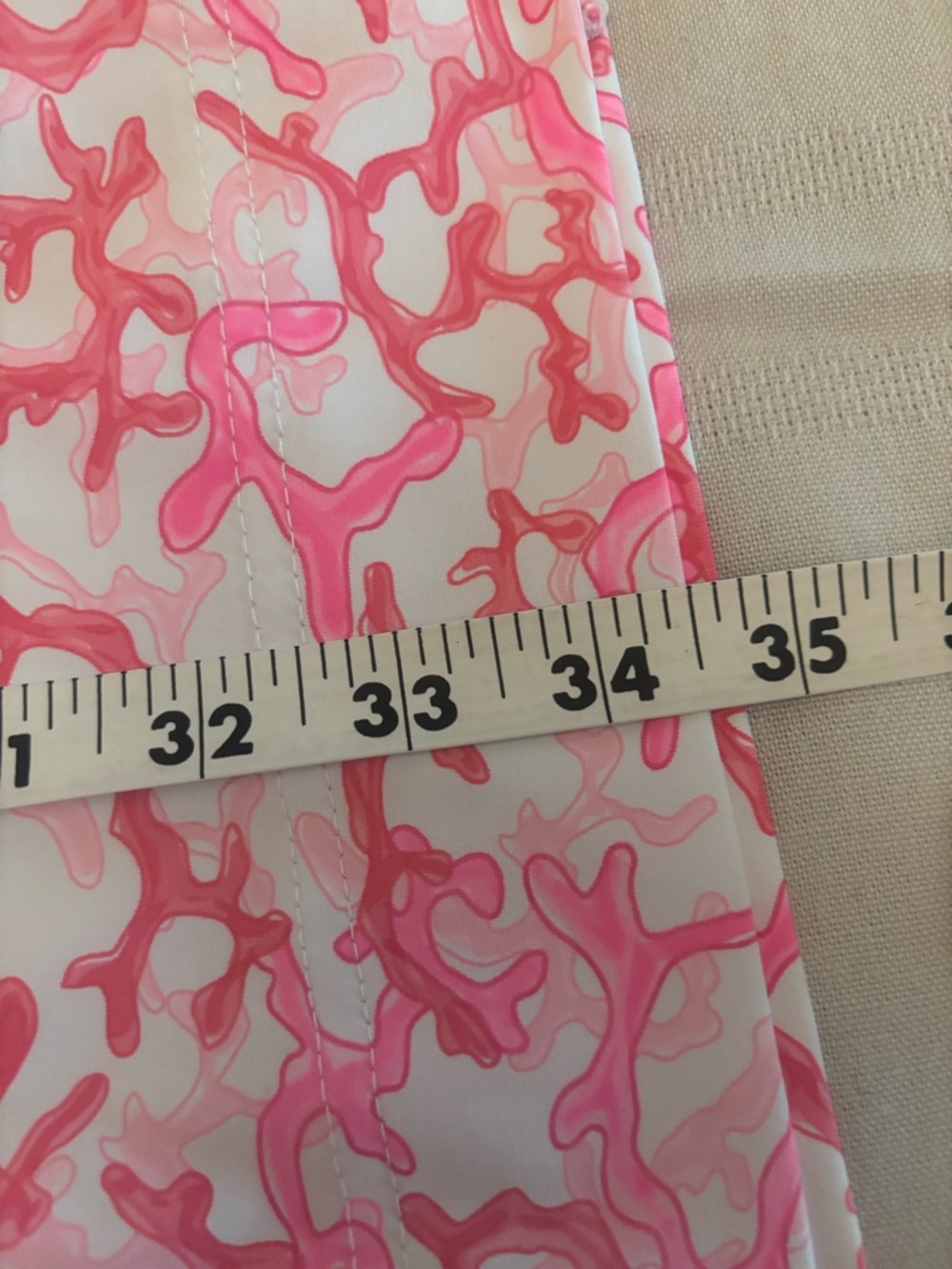 Lulu-B Pink and White Coral-Print Midi Dress - Picture 8 of 9